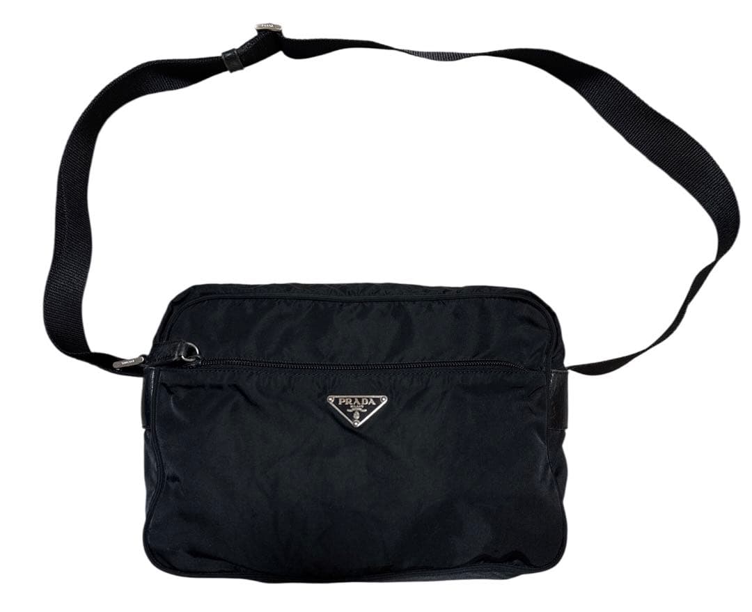 PRADA プラダ 三角ロゴ アイコン ナイロン ショルダーバッグ