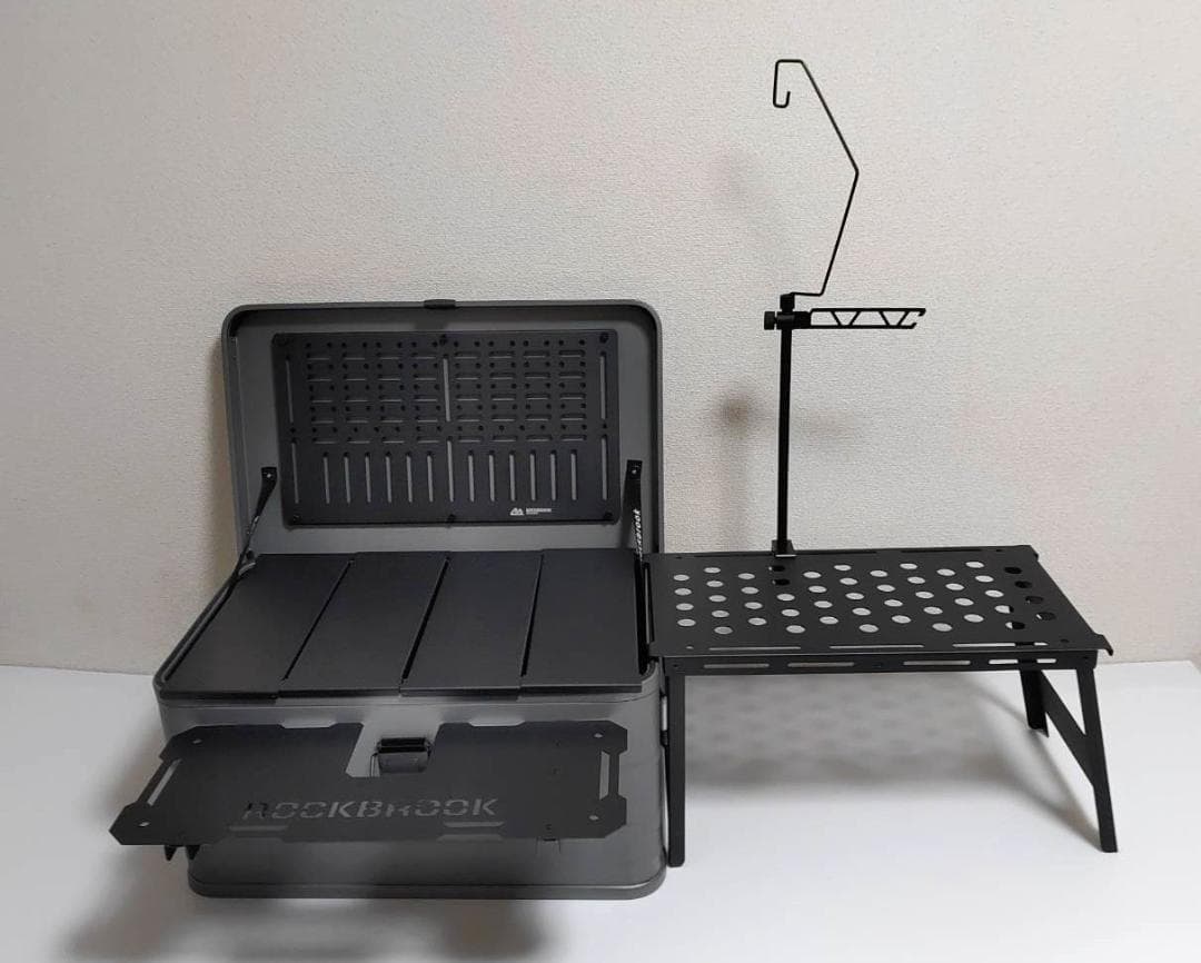 新品送料込み　50L アルミコンテナ　フルカスタム　アッシュ　キャンプ