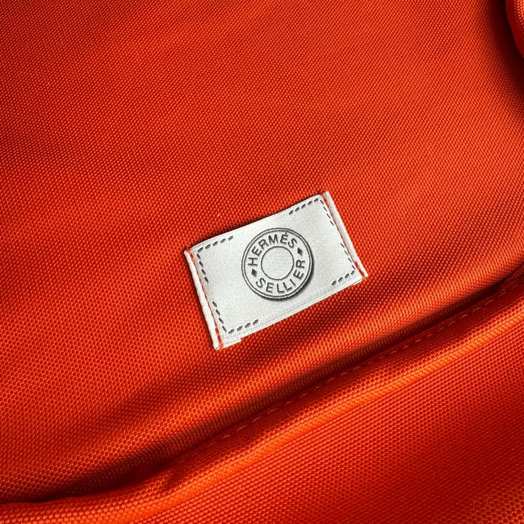 新品未使用　HERMES エルメス　犬用キャリーバッグ　ネイビー　ブラウン