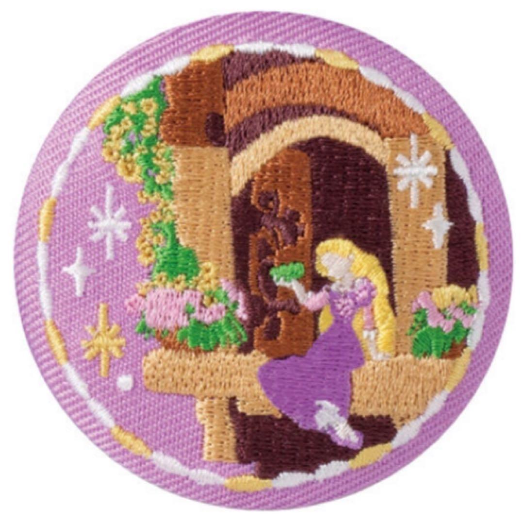 新品★Disney Characters【塔の上のラプンツェル】刺繍缶バッジ