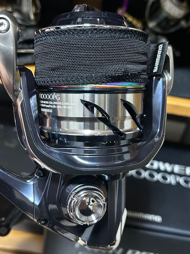 【実釣未使用】21ツインパワーsw 10000PG PEライン新品付き