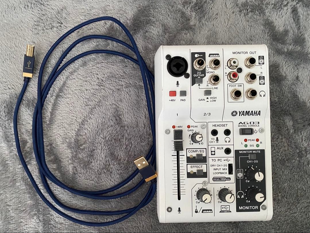 【ちーちゃん】YAMAHA AG03 オーディオインターフェイス