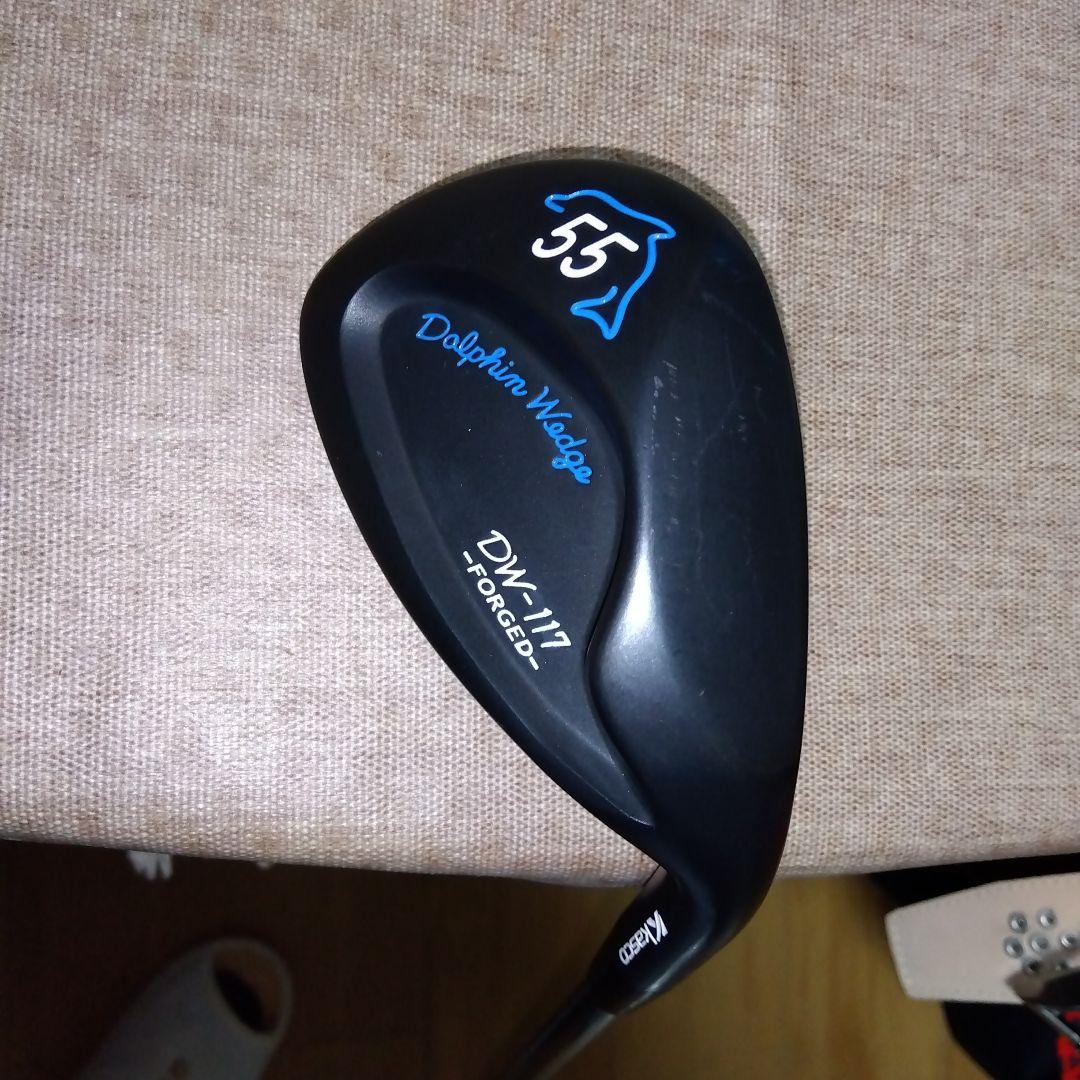 未使用に近いDolphin Wedge DW-117 55度 フォージドウェッジ