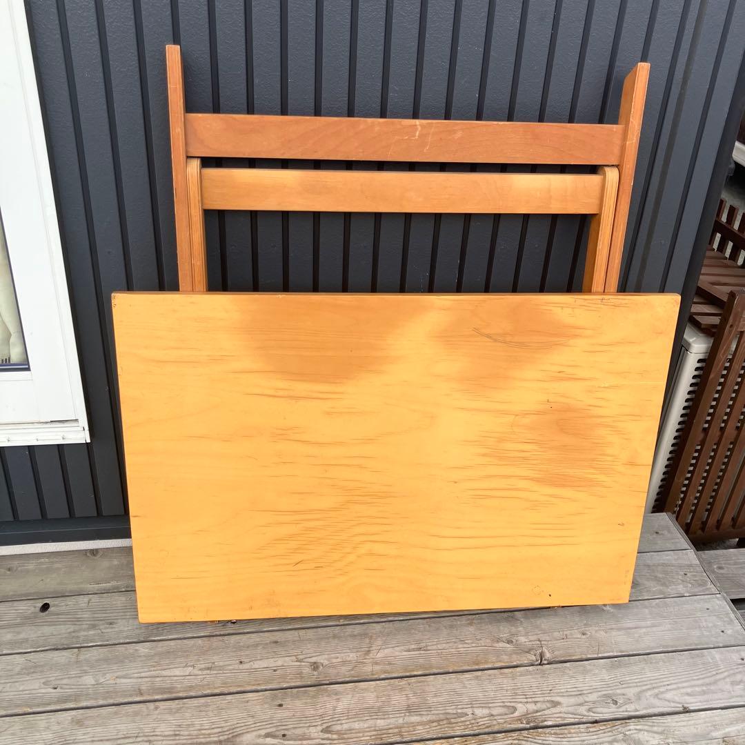 ヴィンテージ 木製 折りたたみ式 ウッドテーブル フォールディングテーブル