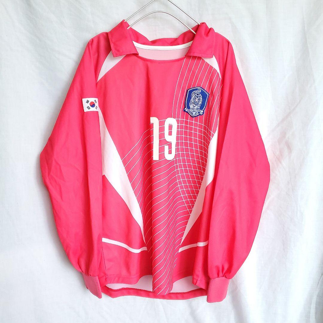 安貞桓　韓国代表 2002ワールドカップ　W杯 日韓 長袖 ユニフォーム