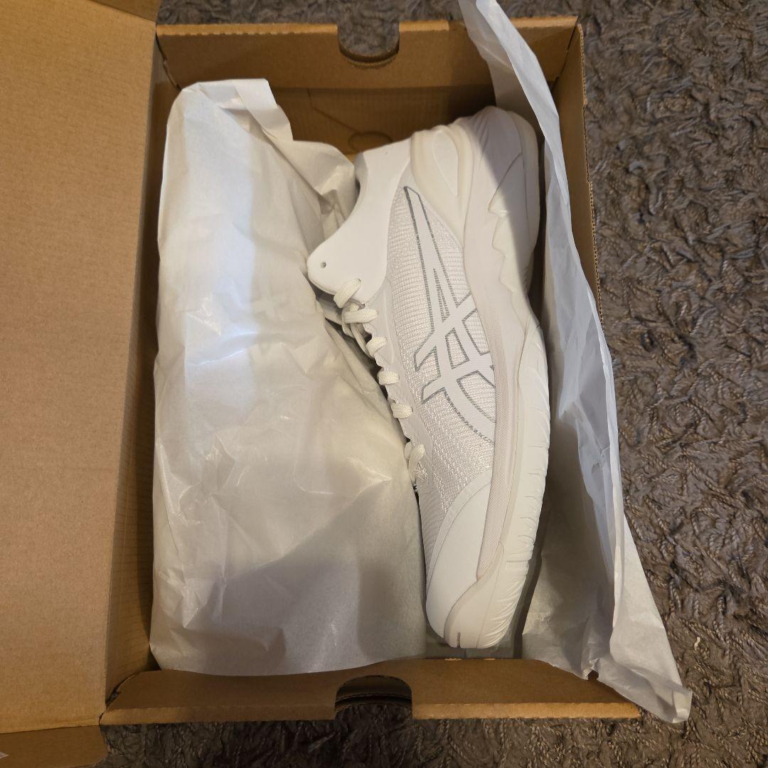 新品 アシックス ゲルバースト バスケ 27cm 白