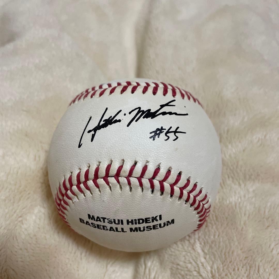 MATSUI HIDEKI サイン入り野球ボール