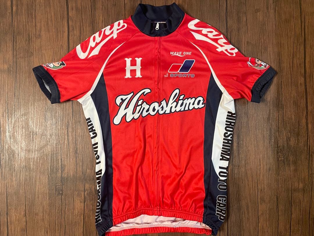 J sports広島東洋カープ　メンズサイクルジャージ