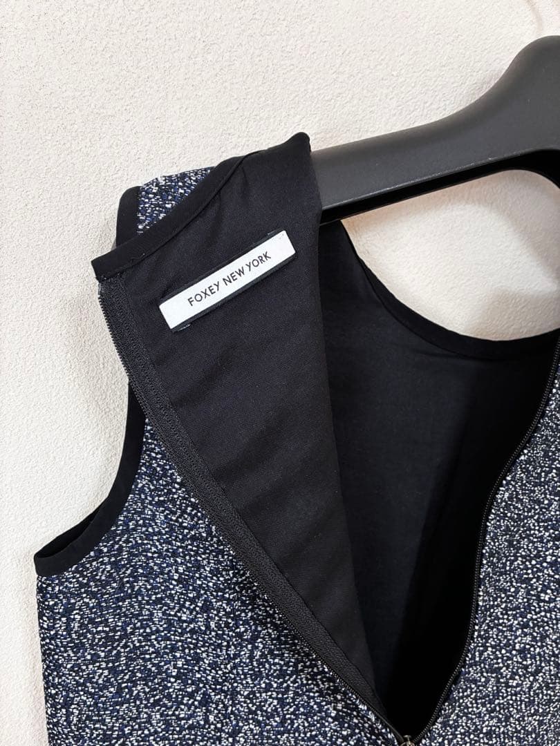 FOXEY NEW YORK サマーツイード　ワンピース　38
