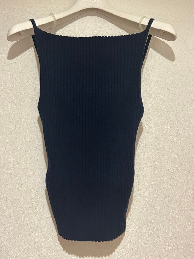 THE SHISHIKUI ニットキャミ NAVY ネイビー