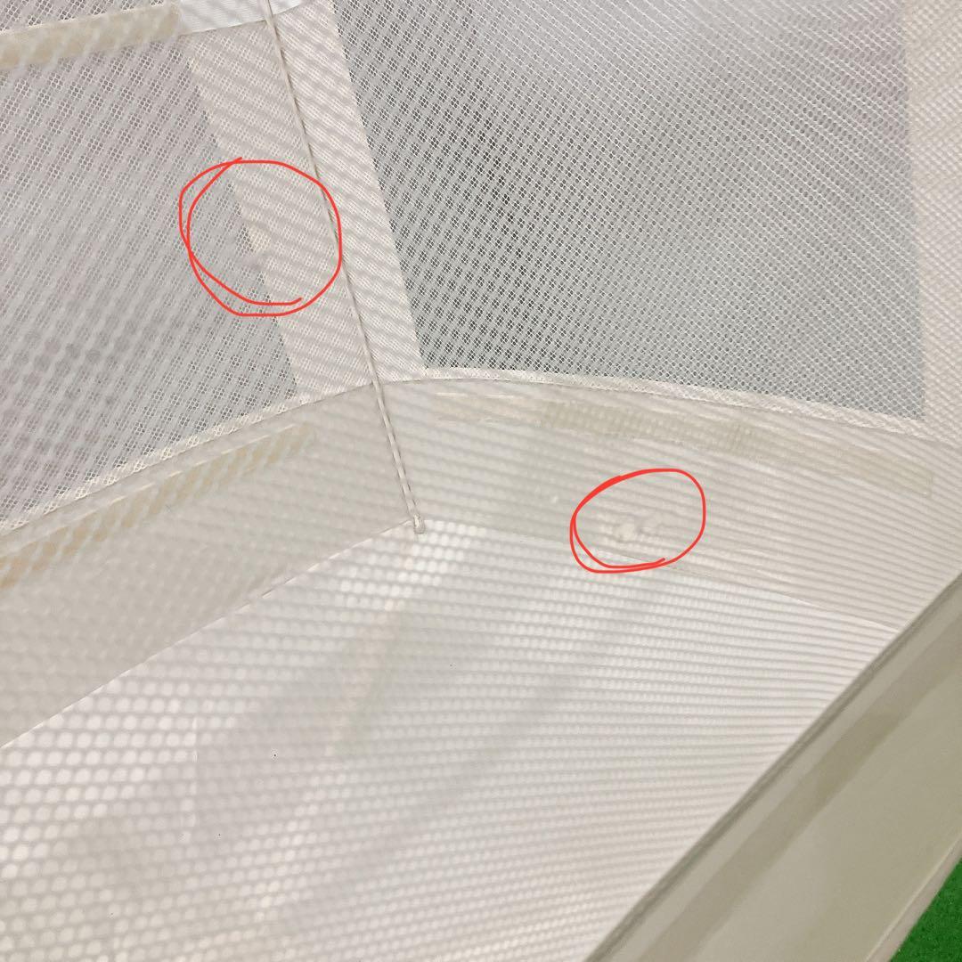 美品 Aprica ココネルエアープラス ベビーベッド ホワイト 洗えるマット