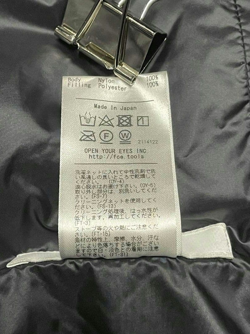 N*M様 F/CE. エフシーイー NEW LAYERED PADDING BL