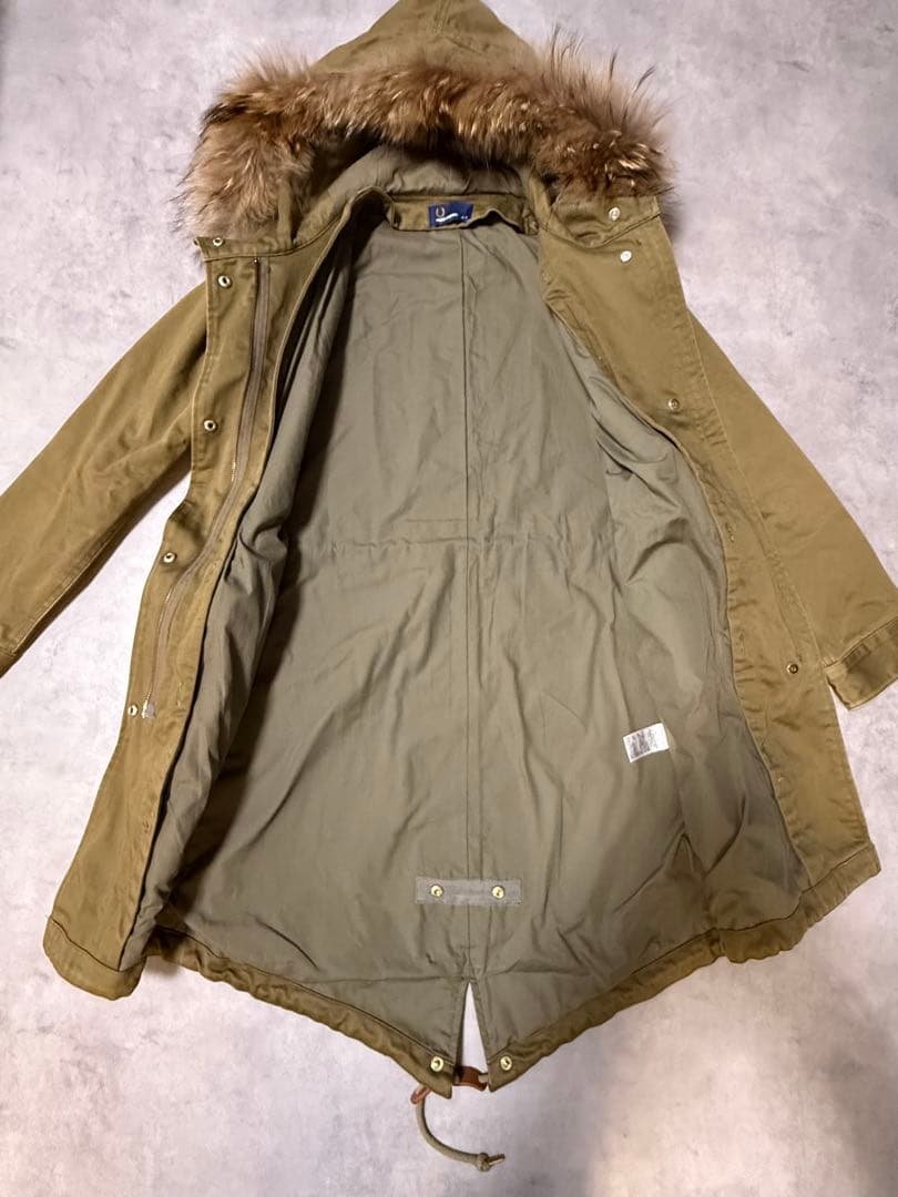 Fred Perry フレッドペリー　モッズコート　裏ボア　ライナー付