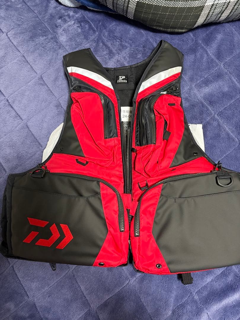 Daiwa CS-1000 ライフジャケット Lサイズ レッド/ブラック