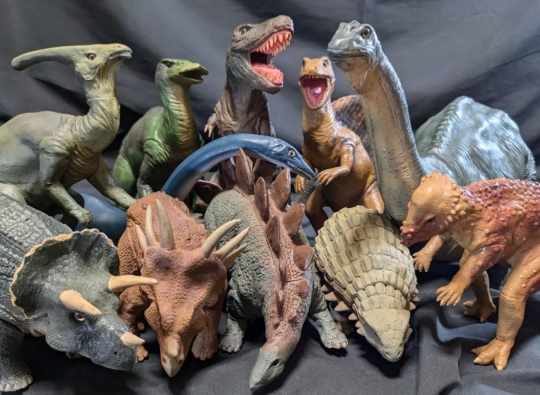 昭和レトロ恐竜（ツクダホビー）ソフビフィギュア11体セット