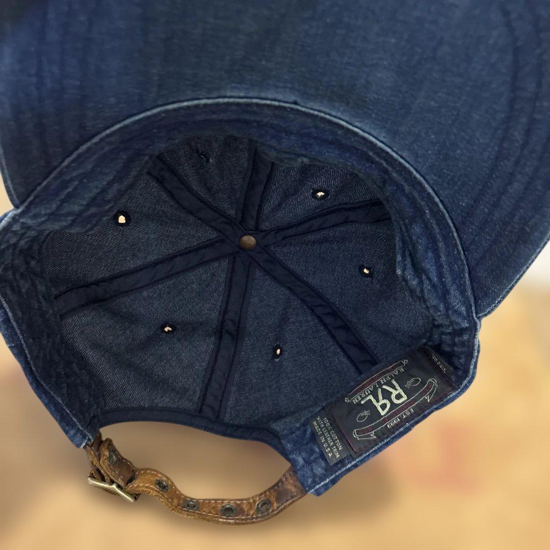 RRL ダブルアールエル　デニムキャップ　アメリカ製