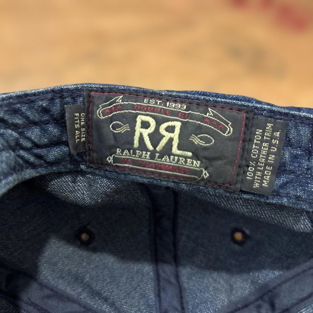 RRL ダブルアールエル　デニムキャップ　アメリカ製