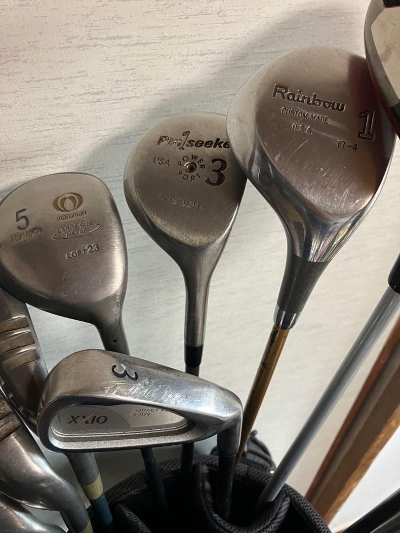 メンズ右利き初心者用　ゴルフクラブセット ２セット（2人）分　ナイキキャディ付き