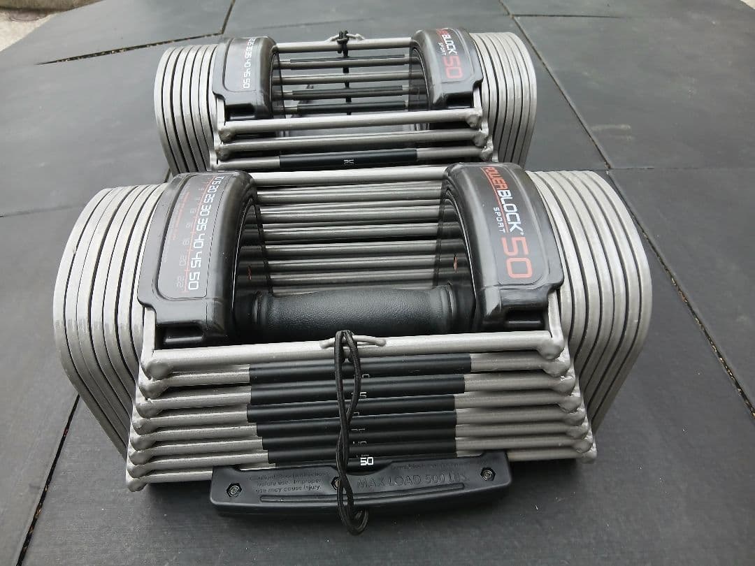 ① POWER BLOCK SP50パワーブロック ダンベル　23kg × 1個