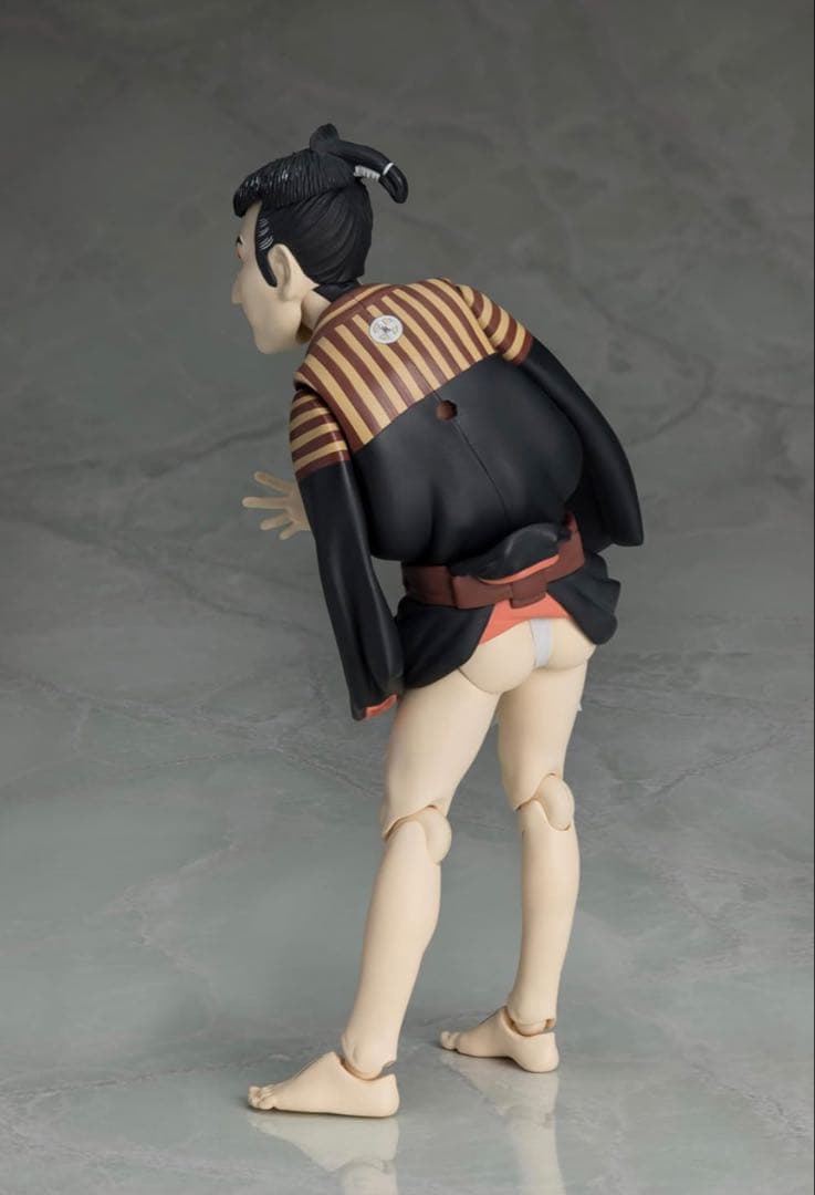 figma 写楽作 三代目大谷鬼次の奴江戸兵衛 塗装済み 完成品可動フィギュア