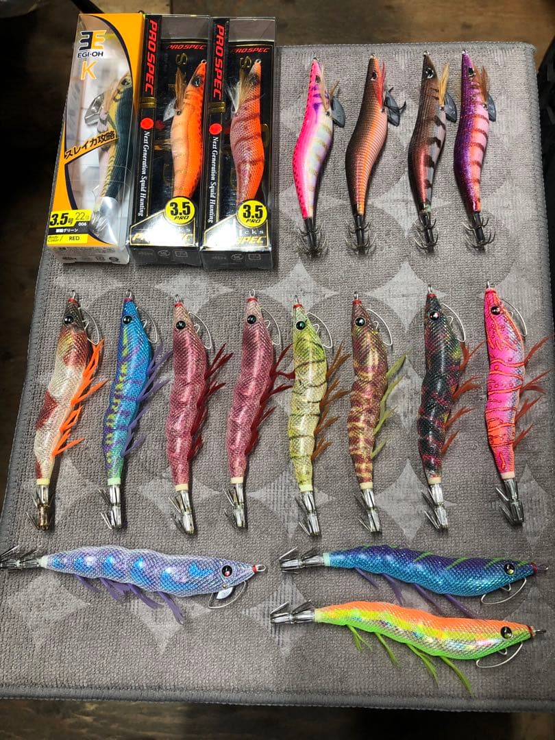 エギング　エギ3.5号　エギ王K プロスペック　パタパタ　18個セット