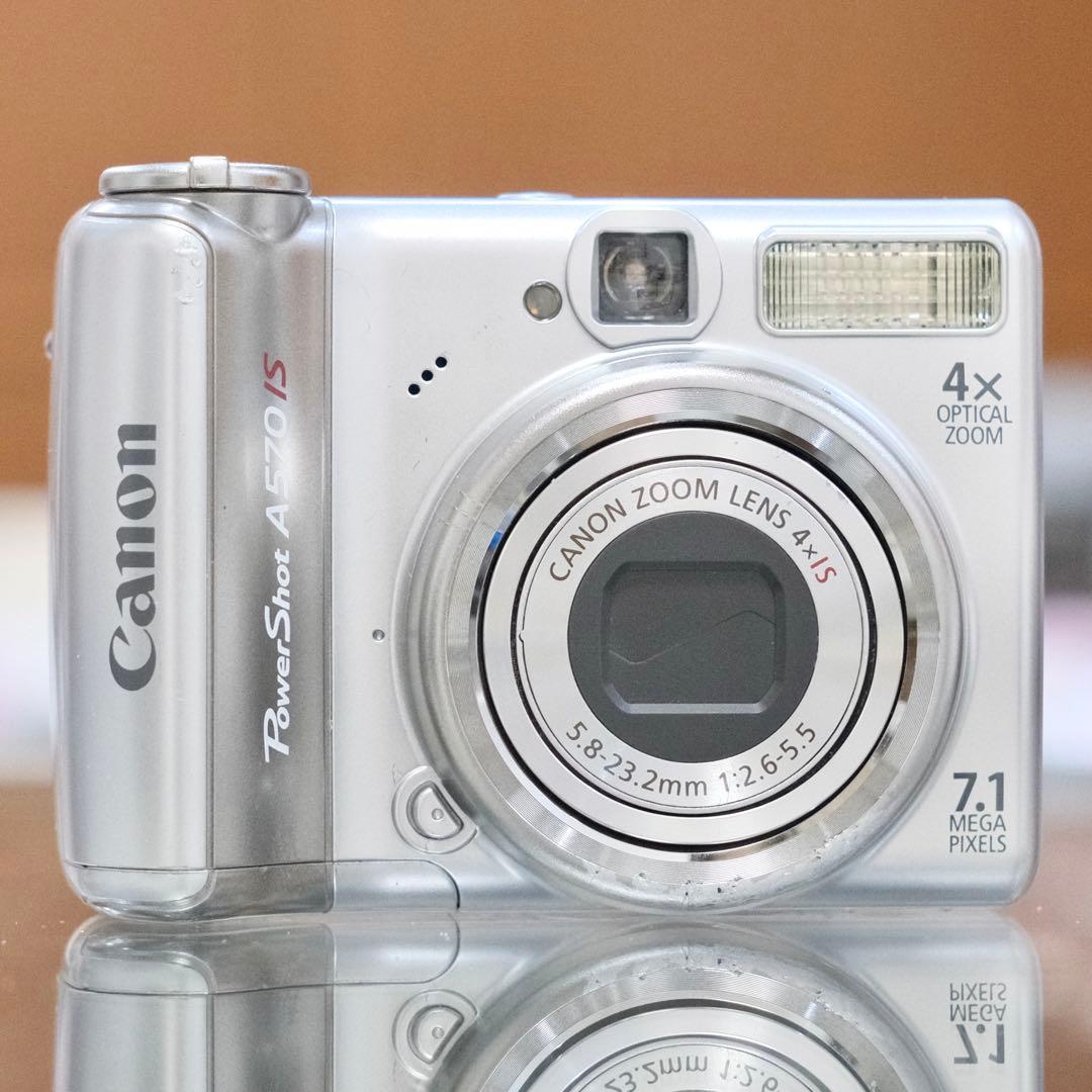 名機 動作品 平成レトロ Canon PowerShot A570 PC1225