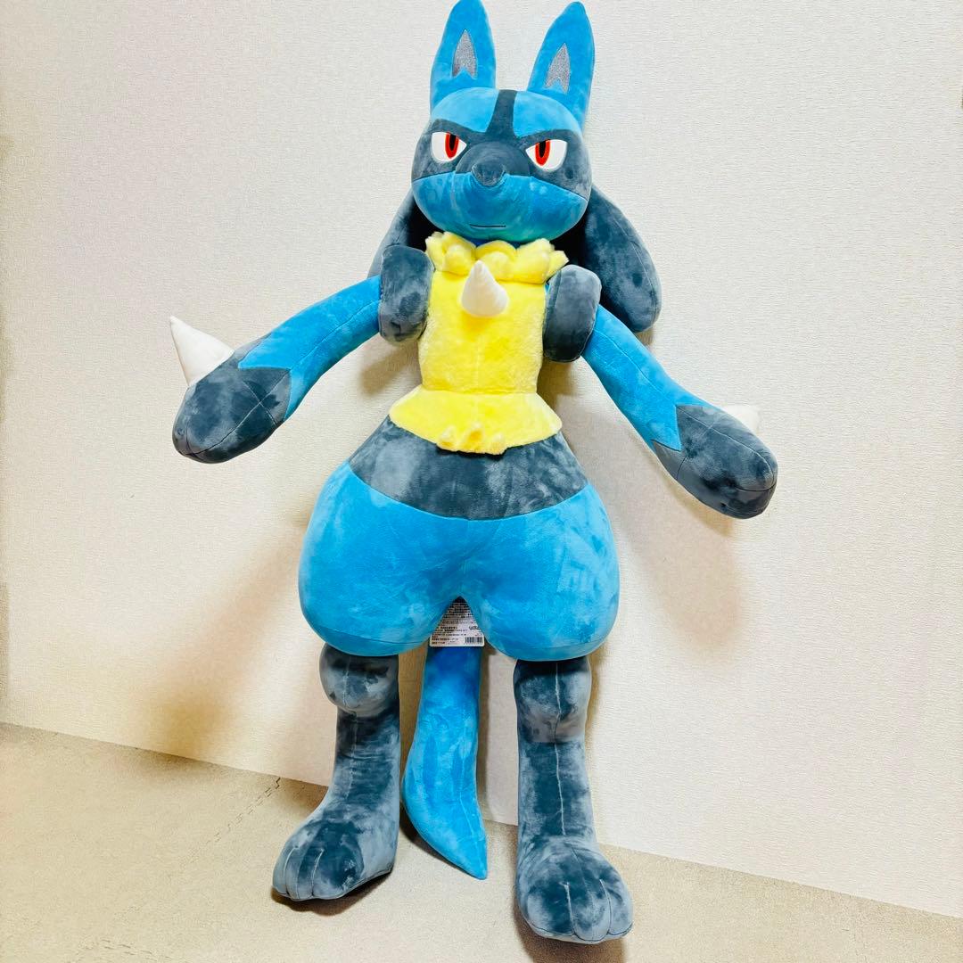 【美品】 ポケモン ルカリオ 等身大　ぬいぐるみ　タグ付