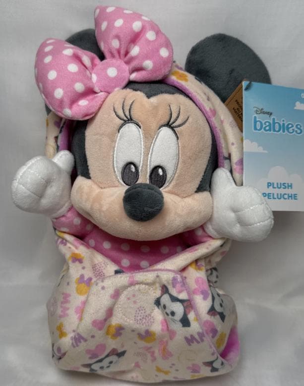 Disney Babies ディズニーベビー ミニー おくるみ ぬいぐるみ