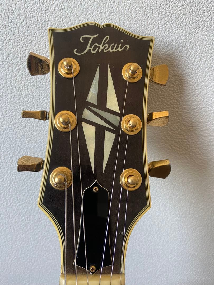 トーカイ　レスポールタイプ改 ブラック ソリッドボディ