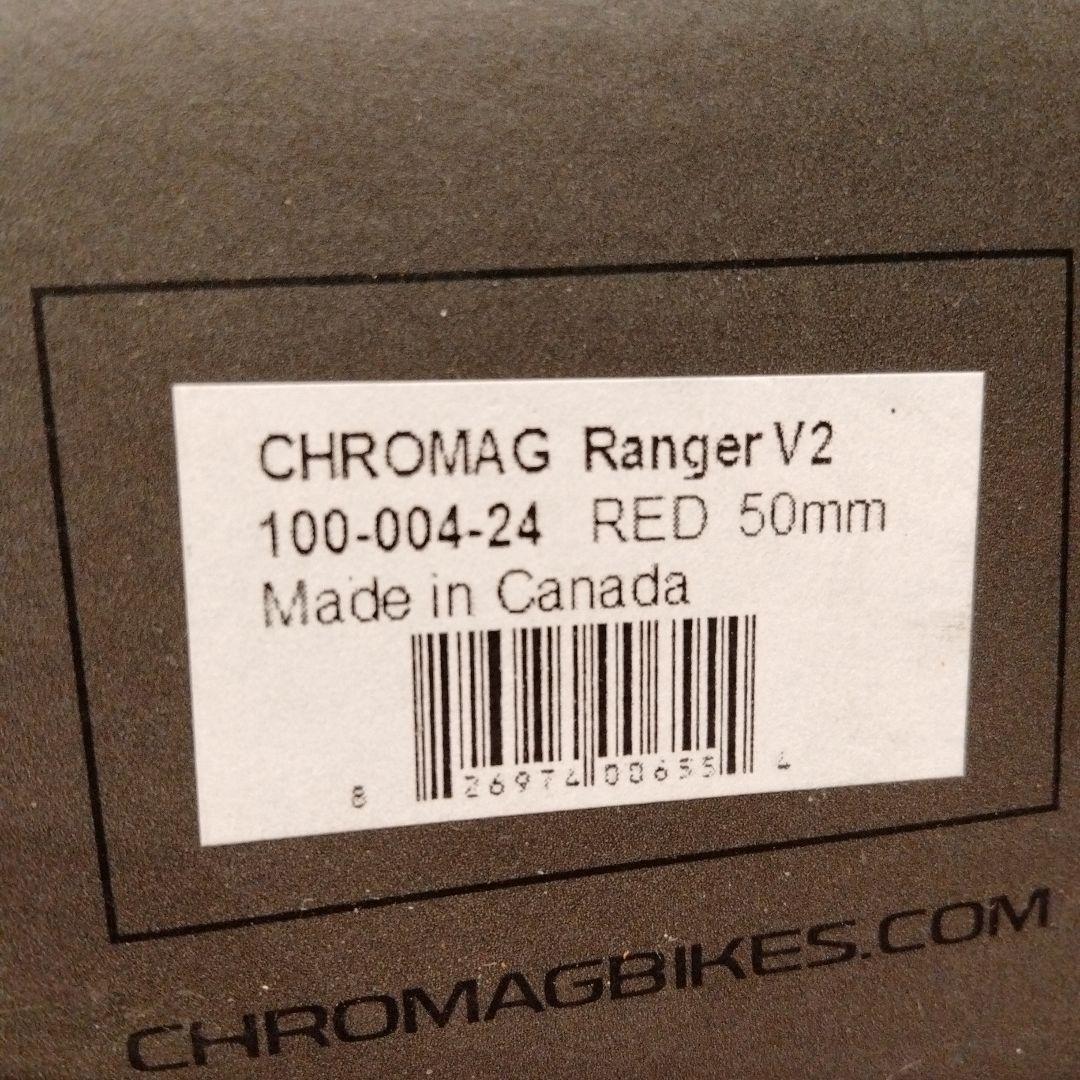 新品！CHROMAG Ranger V2 Stem 50mm RED