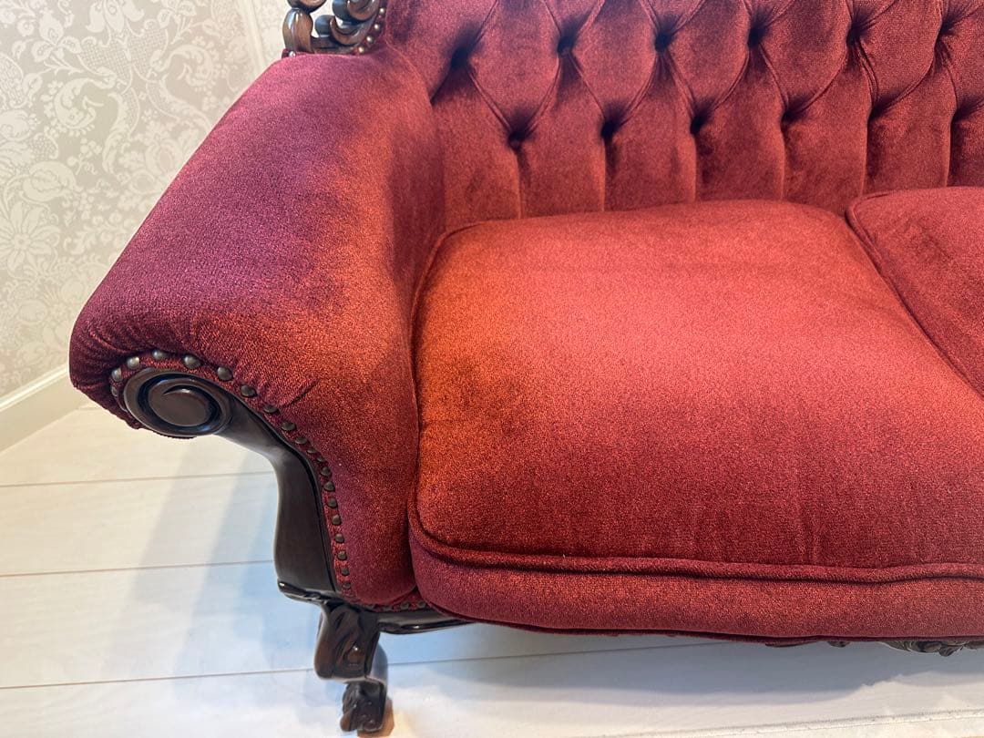 vivi &coco アンティーク ソファー 2人掛け 美品