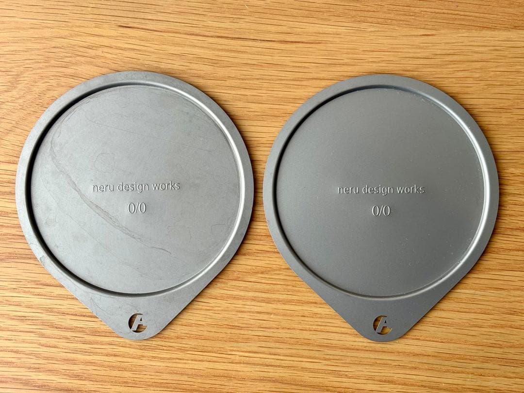 アシモクラフツ ネルデザインワークス a_lid凸 2枚セット チタンリッド