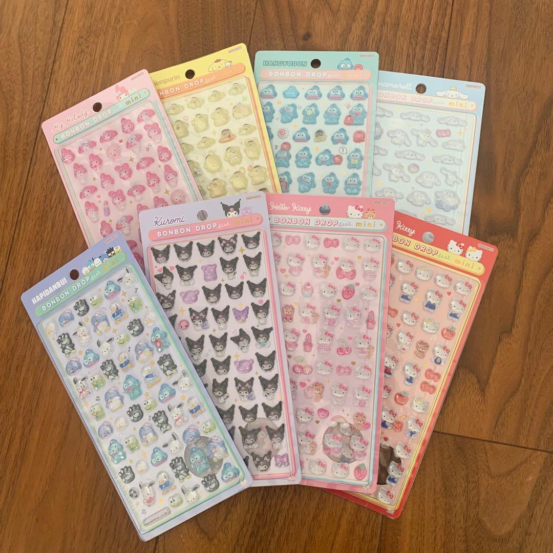 正規品 ボンボンドロップシール ミニ サンリオ 全種類 まとめ売り