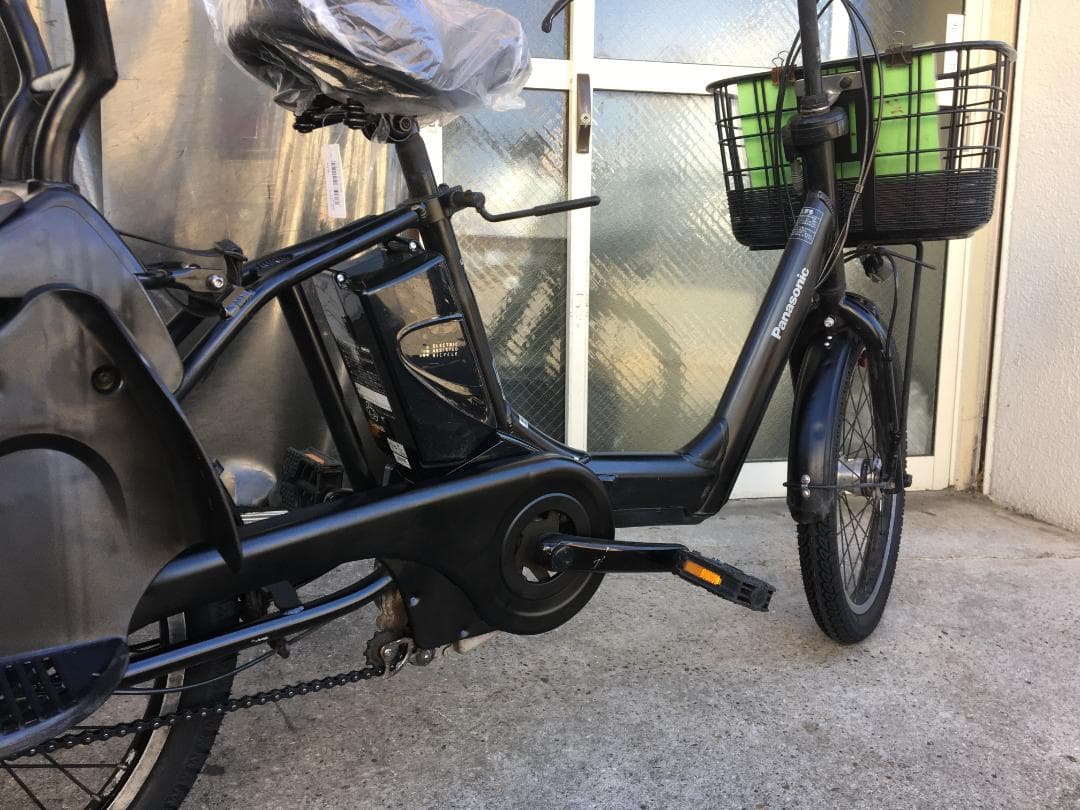 地域限定送料無料　ギュットアニーズ　子供乗せ　13,2AH　黒　神戸　電動自転車