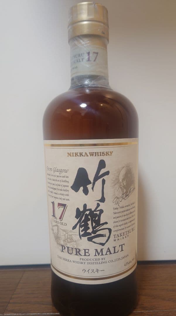 【希少】ニッカウイスキー 竹鶴 17年 ピュアモルト 700ml 43%