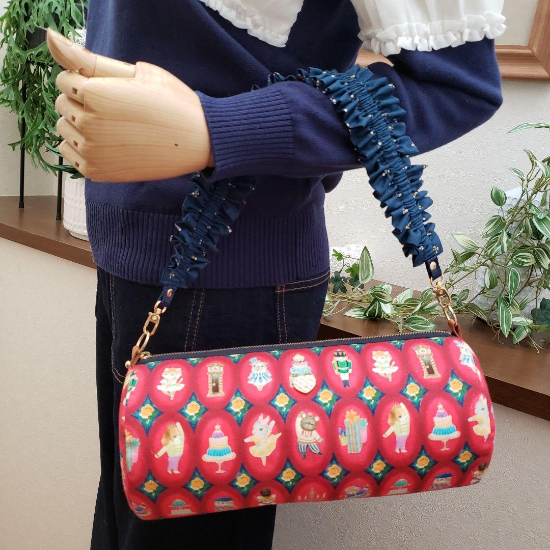 【ピカピカ様ご確認用】ꕤ︎︎ハンドメイド ユキエモン ⚘ドラムロールバッグ