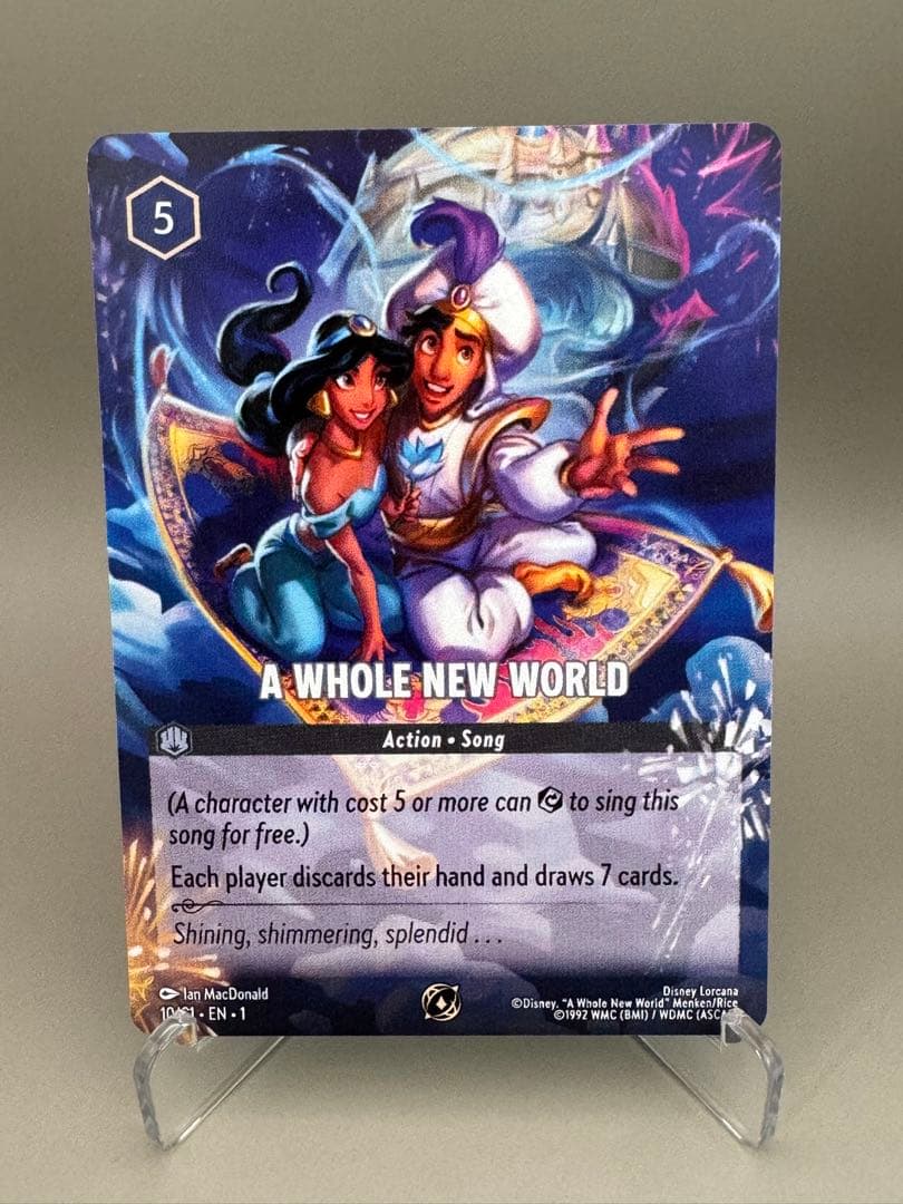 ロルカナ ホールニューワールド Whole New World 海外プロモ 2枚