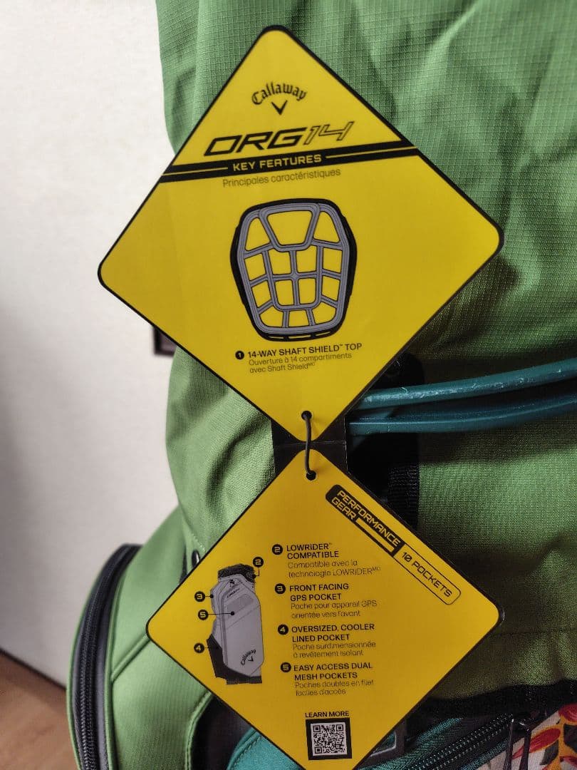 新品未使用　ワイアラエ　キャディバッグ