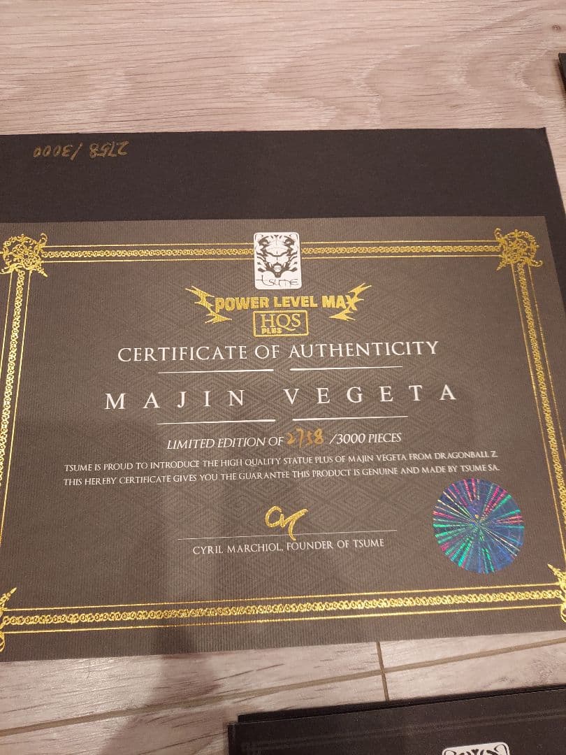 tsume art HQS ドラゴンボールZ 魔人ベジータ スタチューフィギュア