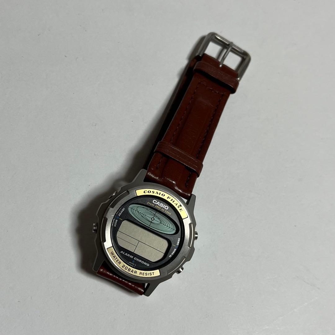 CASIO COSMOPHASE カシオコスモフェイズ　デジタルクオーツ　不動品