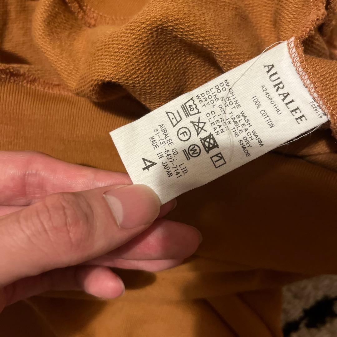 トップス AULAREE 24ss SUPER HIGH GAUZE SWEAT P/O