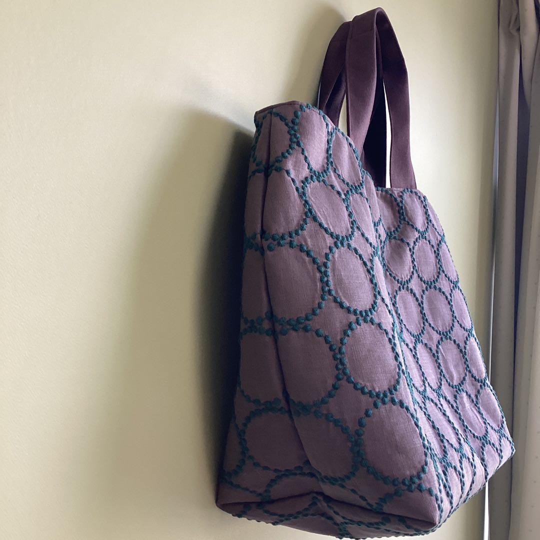 ひろきちです！ミナペルホネンタンバリントートバッグハンドメイド