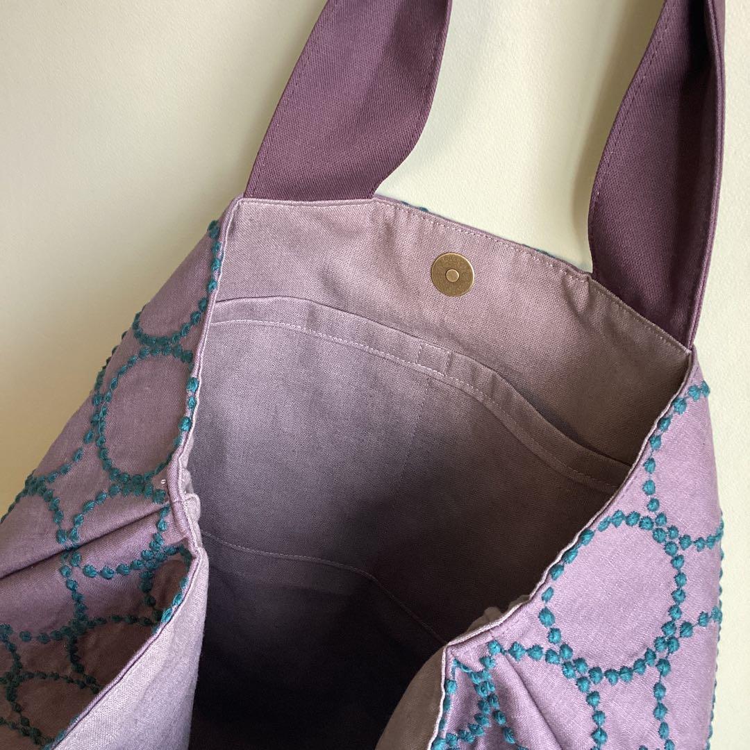 ひろきちです！ミナペルホネンタンバリントートバッグハンドメイド