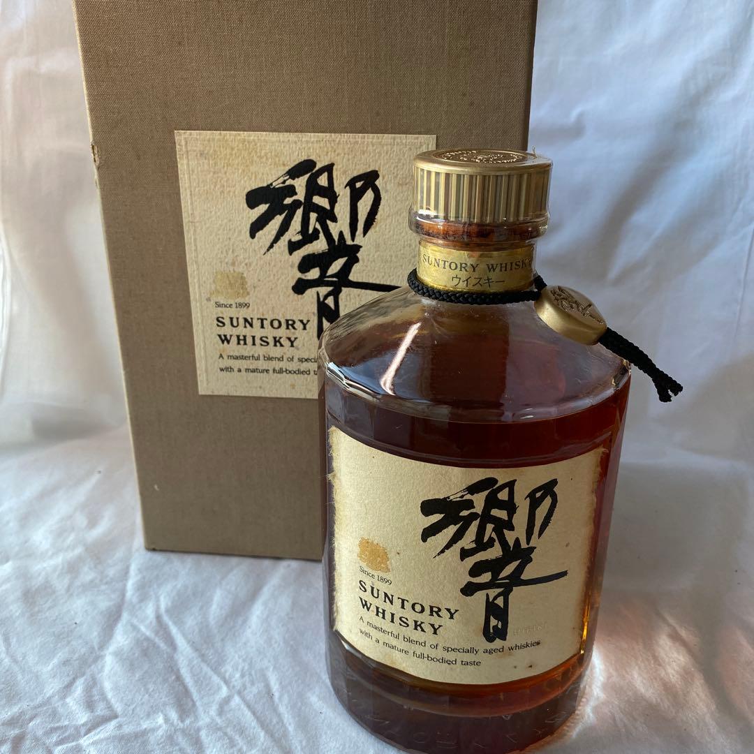 【希少・初期ボトル】サントリー 響 金キャップ 裏ゴールドラベル 750ml