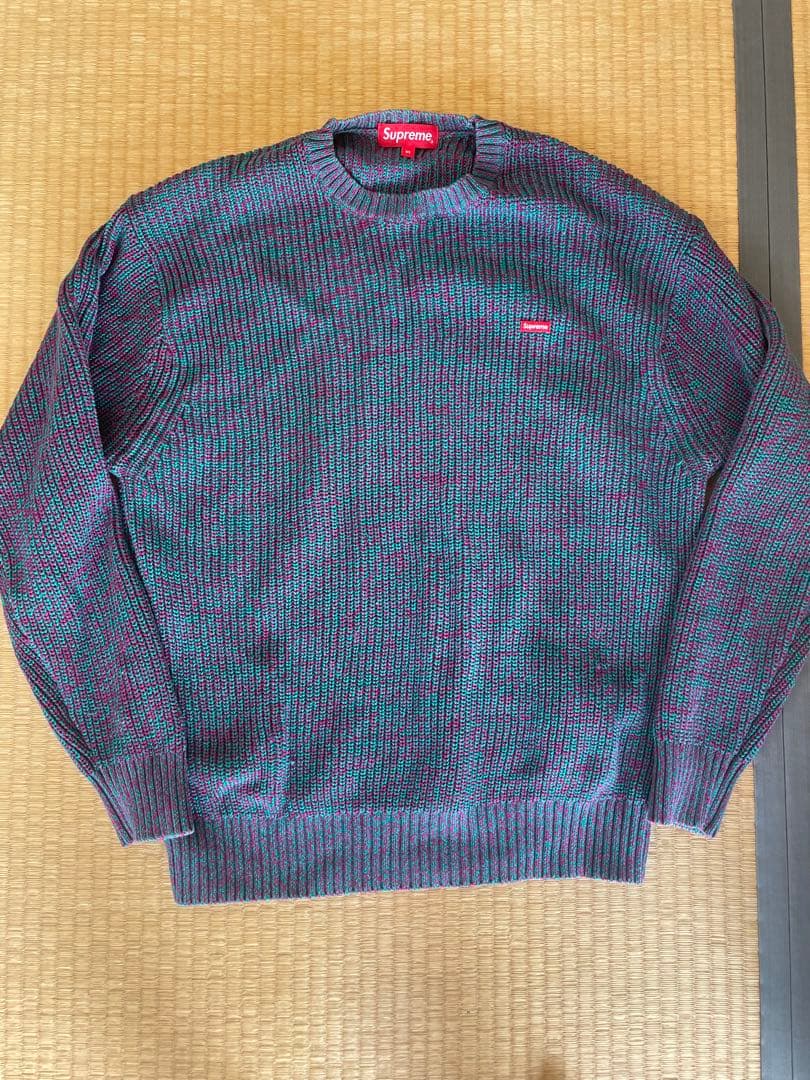 Supreme XL ニットセーター 緑・ピンク