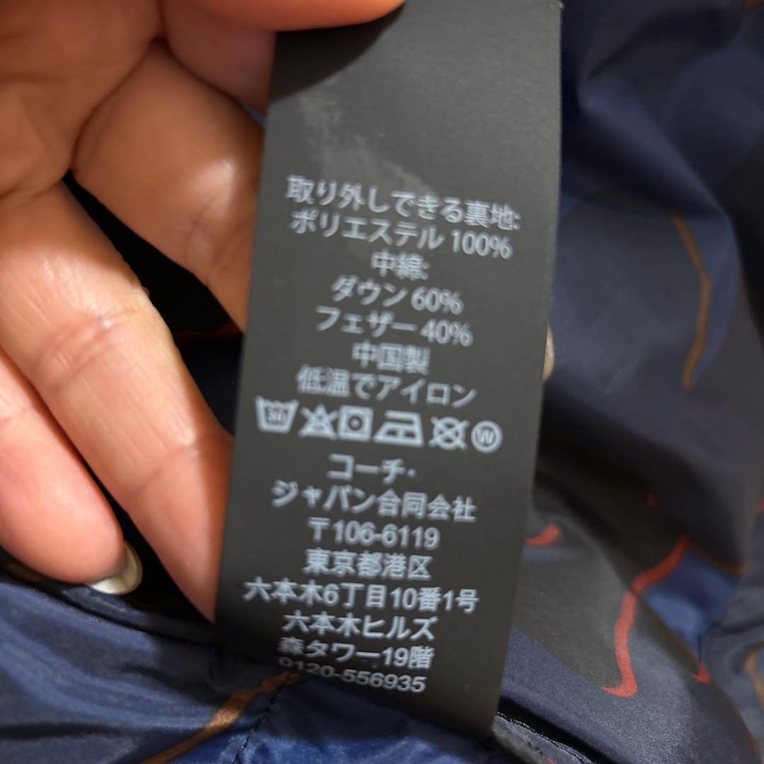 極美品 コーチ COACH コート 3way モッズコート ダウンライナー ラム