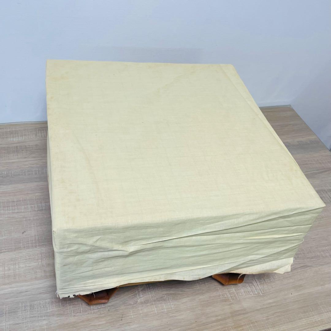 ★美品★ 囲碁 碁盤 天柾 柾目 ヘソ 脚付き 桐製盤覆い