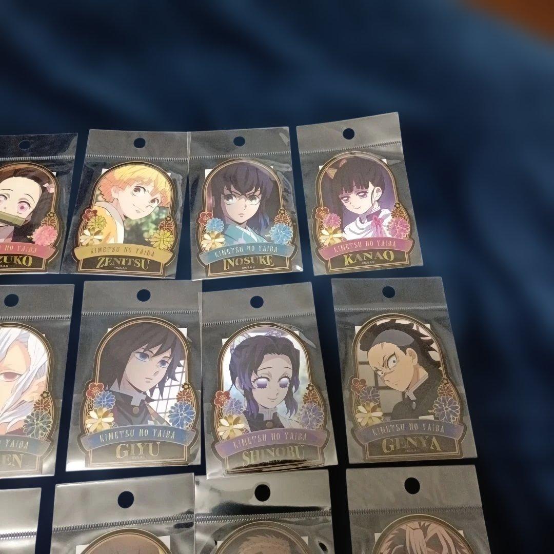 鬼滅の刃 ステッカー 16種　螺鈿風シリーズ