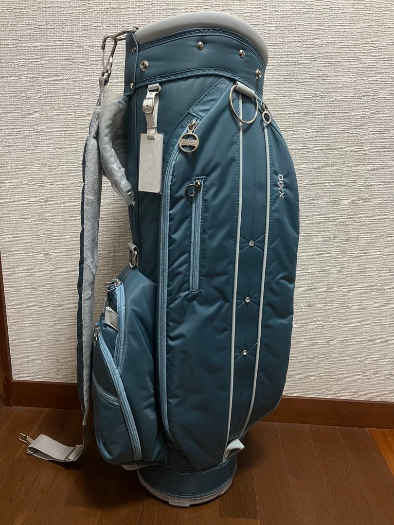新品　数量限定ゼクシオ キャディバッグ ブルーグレー 8.5型