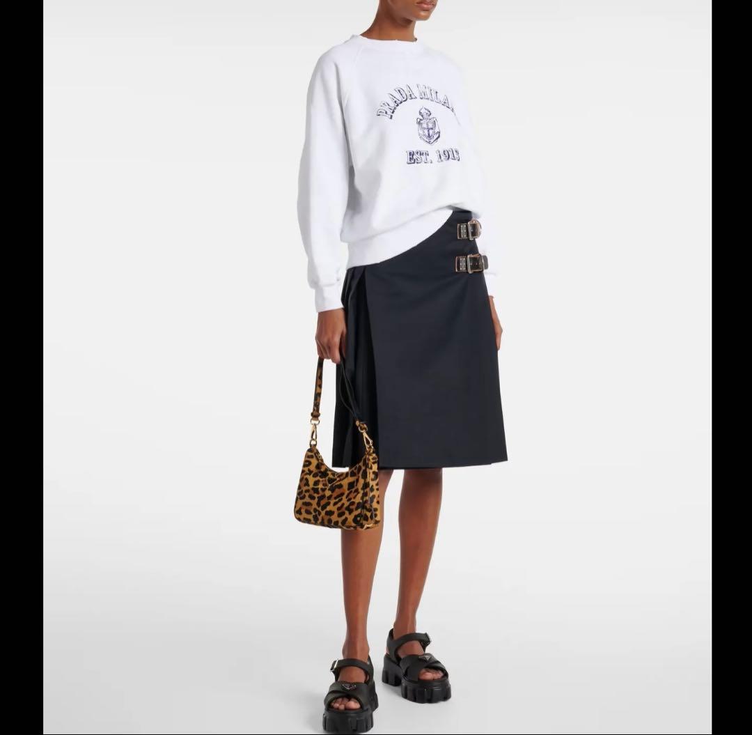 Prada プラダ　モノリス　ラバー　サンダル　黒　39